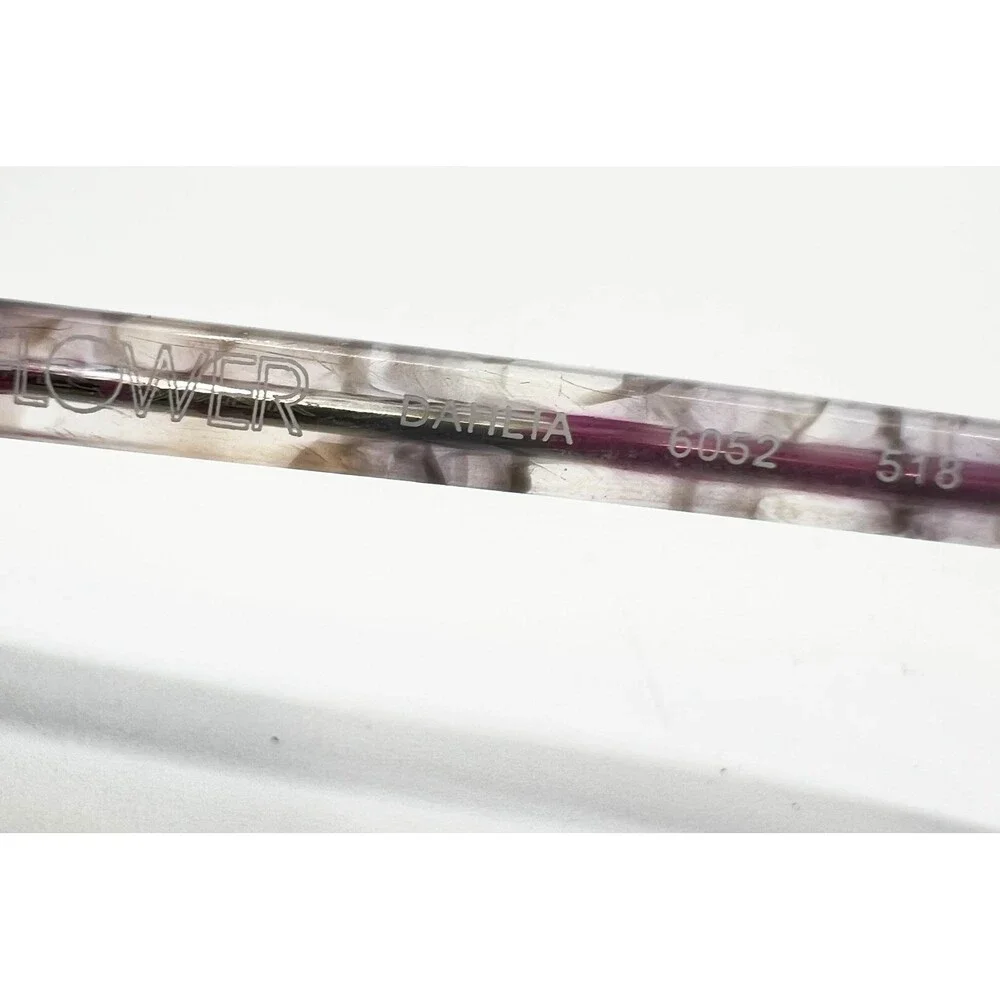 Flower Eyeglasses Womens Purple Tortoise Dahlia 6052 518 53-18-140 53mm